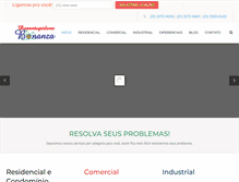 Tablet Screenshot of desentupidorabonanza.com.br
